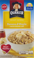 Quaker Instant Oatmeal Banana & Maple - 8 CT