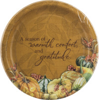 Hallmark Party Nature's Sketchbook Bastin Big Thanks Plates 6.75in - 8 CT