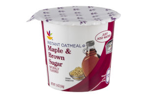 Ahold Instant Oatmeal Maple & Brown Sugar