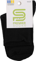 Шкарпетки Premier socks Економ сер рез чорн р18-20