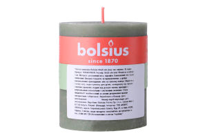 Свеча оливковая 8х6.8см №103668780370 Bolsius 1шт