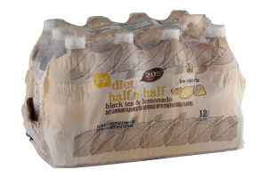 Smart Sense Diet Half n' Half Black Tea & Lemonade Bottles - 12 CT