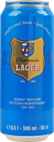 Пиво Obermain Lager світле з/б