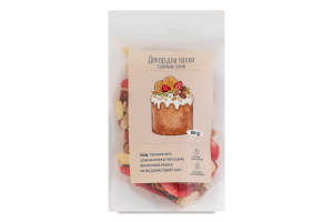 Декор для паски з цитрусів і горіхів ТОВ Серіос Снек 100г д/п