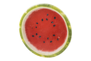 Smart Living Watermelon Cheer Plates 6 7/8 Inch - 8 CT
