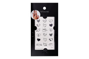 Тату Tattooshka Сердечки тимчасові