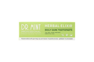 Зуб. паста Dr. Mint 90 г Herbal Elixir Professional