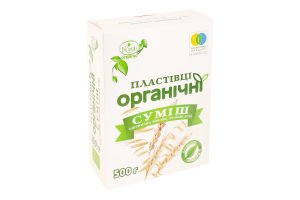 Смесь хлопьев мгновенного приготовления органическая Kozub organic к/у 500г