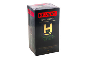 Чай зеленый байховый мелкий Oriental Green Exclusive Hillway в/с к/у 25х2г