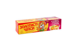 Чипсы картофельные со вкусом холодца с хреном Золотисті к/у 100г