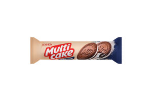 Печиво цукрове з молочно-кремовою начинкою Multicake Roshen м/у 180г