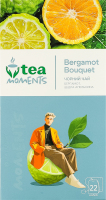 Чай чорний байховий ароматизований з додаванням рослинної сировини Букет бергамоту Tea Moments к/у 22х1.8г