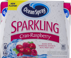 Ocean Spray Sparkling Cran-Raspberry - 6 CT