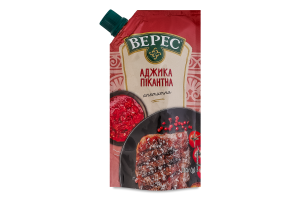 Аджика аппетитная нестерилизованная Пикантная Верес д/п 130г