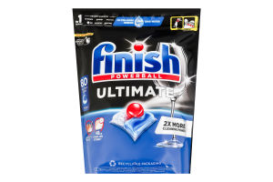 Средство для мытья посуды в посудомоечных машинах в капсулах All in 1 Ultimate Powerball Finish 80шт