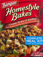 Banquet Homestyle Bakes Creamy Turkey & Stuffing Complete Meal Kit