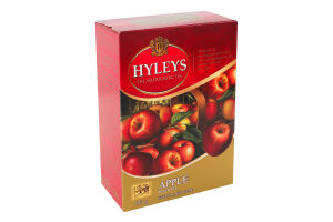 Чай черный цейлонский байховый цельнолистовой с добавлением растительного сырья Яблоко Hyleys к/у 100г