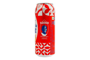 Напиток безалкогольный 0.5л 0% газированный солодовый Strawberry Bavaria Smalt ж/б