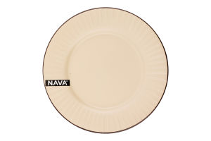 Тарілка десертна Penelope бежева кераміка 20см Nava