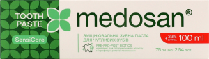 Паста зубна SensiCare зміцнювальна д/чутливих зубів 75мл Medosan