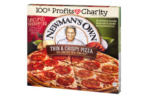 Newman's Own Thin & Crispy Pizza Uncured Pepperoni