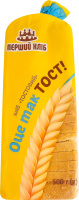 Хліб нарізний формовий Тостовий Перший хліб м/у 500г