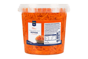 Салат закусочный с подсластителями Морковь по-корейски Metro Chef ведро 1кг