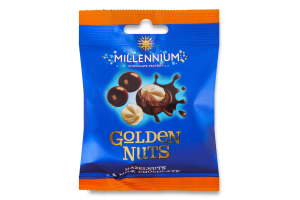 Драже Фундук в молочном шоколаде Golden nuts Millenium м/у 50г