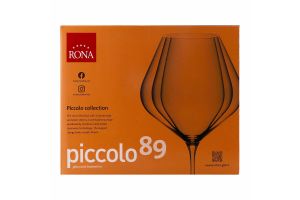 Набор бокалов для вина 890мл №7609 Piccolo 89 Rona 4шт
