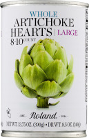 Roland Whole Artichoke Hearts / Large 8-10 Count