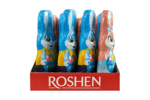 Фигура из молочного шоколада Кролик весенний Roshen м/у 60г