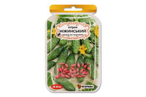 Насіння Огірок Ніжинський дражоване 3г Яскрава