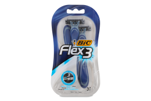 Станок для гоління чоловічий одноразовий Flex 3 Comfort BIC 3шт