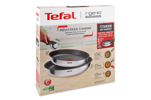 Набір сковорід з корозійнотривкої сталі №2100132882 Ingenio Tefal 1шт