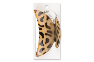 Заколка для волосся Краб Леопард B-48