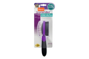 Hartz Groomer's Best De-Tangle Combo Brush for Cats