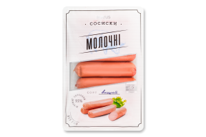 Сосиски Молочные Novus лоток 300г