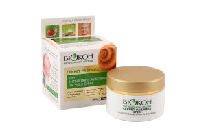 Крем Інтенсивне живлення та зміцнення Секрет равлика Натуральний догляд Біокон 50мл