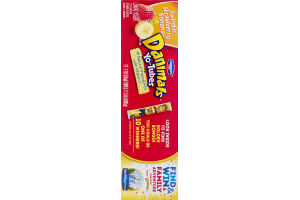 Dannon Danimals Yo-Tubes Lowfat Yogurt Swingin' Strawberry Banana - 12 CT
