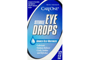 CareOne Sterile Eye Drops Advanced Relief Moisturizer
