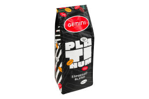Кофе натуральный жареный в зернах Platinum Gemini 1с м/у 1кг