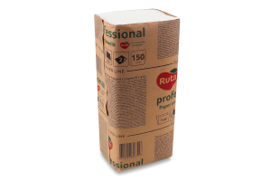 Рушники паперові V-складання 2-х шарові в листах Professional Silver line Ruta 150шт