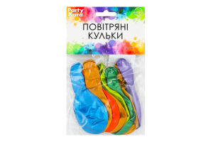 Набір кульок латексних металік 25см 10шт Паті Хата