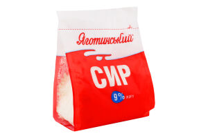 Сир кисломолочний 9% Яготинський м/у 350г