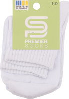 Шкарпетки дит Premier socks вис спорт білі р18-20