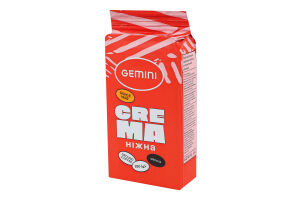 Кофе натуральный жареный молотый Crema Gemini в/у 250г