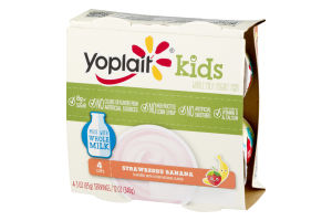 Yoplait Kids Low Fat Yogurt Mickey Mouse Clubhouse Strawberry Banana