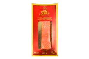 Лосось філе-шматок Red label сл/с з/ш к/у 240г