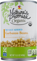 Nature's Promise Organic Garbanzo Beans No Salt Added