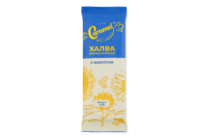 Халва соняшникова з арахісом Caramel м/у 200г